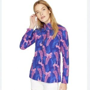 Lilly Pulitzer Skipper Popover Royal Purple Dazzle size Medium